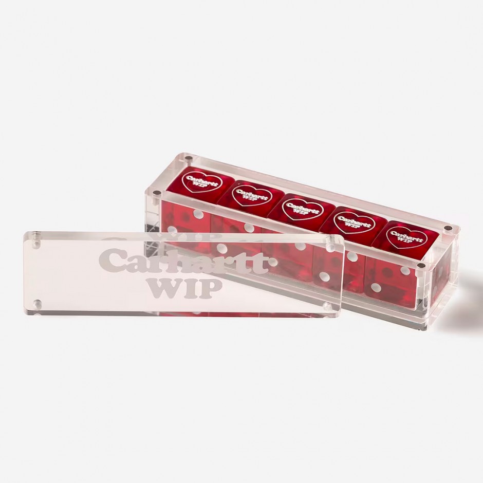 CARHARTT WIP HEART DICE SET I034755-H8XX Red