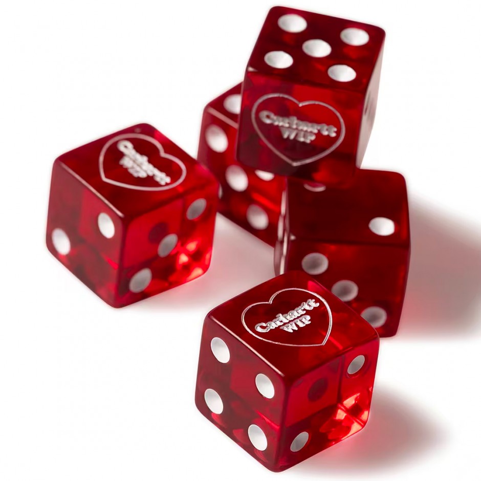 CARHARTT WIP HEART DICE SET I034755-H8XX Red