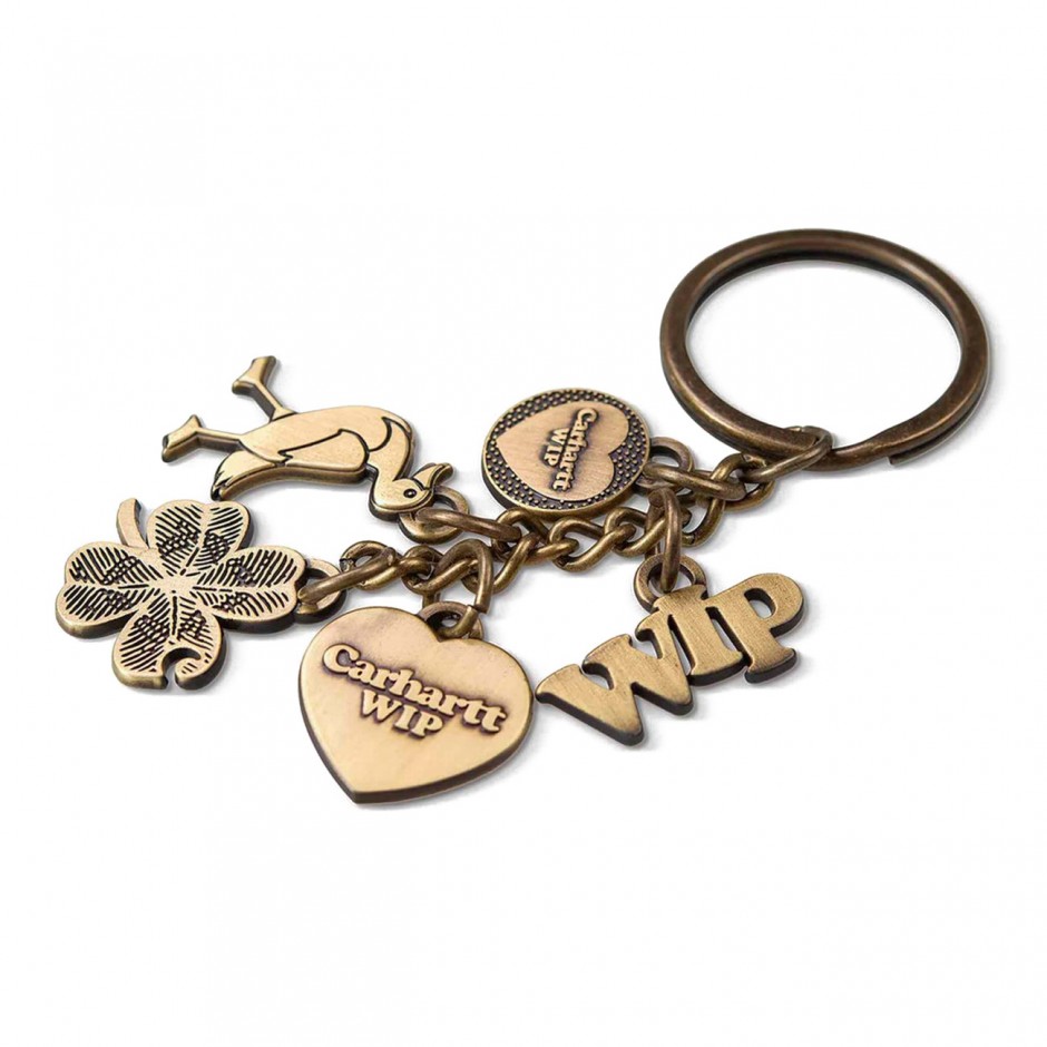 CARHARTT WIP CHARMS KEYCHAIN I036278-3KXX Gold