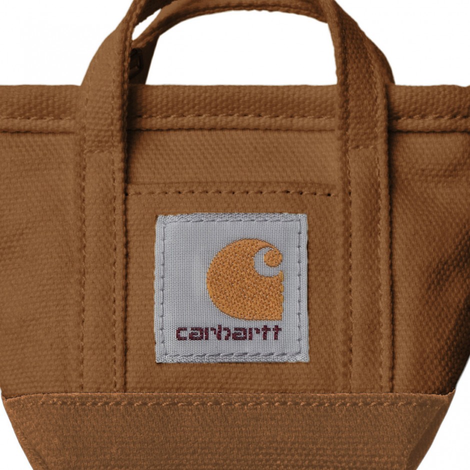 CARHARTT WIP MINI TOTE BAG KEYCHAIN I036418-HZXX Brown