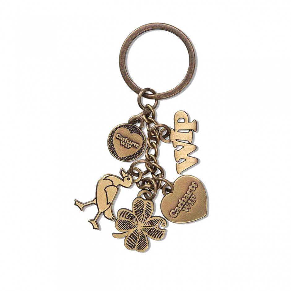CARHARTT WIP CHARMS KEYCHAIN I036278-3KXX Gold