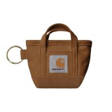 CARHARTT WIP MINI TOTE BAG KEYCHAIN I036418-HZXX Brown Image 