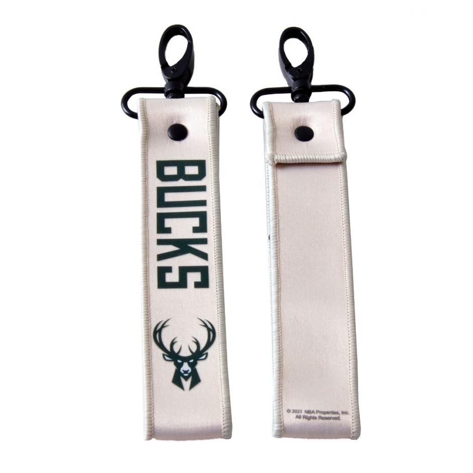 NBA  LANYARD (558-50515) 558-51515-MILWAUKEE BUCKS CREA Ecru