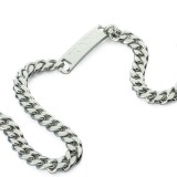 Αλυσίδα Λαιμού Ασημί - Karl Kani Retro Plate Chain Εικόνα 0