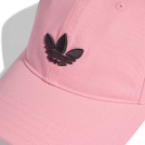 Καπέλο Ροζ - adidas Originals Adicolor Classic Trefoil Baseball Εικόνα 1