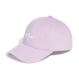 Γυναικείο Καπέλο Λιλά - adidas Originals Adicolor Classic Trefoil Baseball Εικόνα 