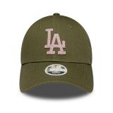 Women's Cap Green - New Era LA Dodgers MLB Metallic 9FORTY Image 1