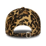 Women's Cap Brown - New Era New York Yankees MLB Leopard 9TWENTY Image 0