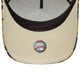 Women's Cap Brown - New Era New York Yankees MLB Leopard 9FORTY A-Frame Image 2