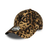 Women's Cap Brown - New Era New York Yankees MLB Leopard 9TWENTY Image 