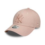 Women's Cap Pink - New Era New York Yankees MLB League Essential 9FORTY Image 
