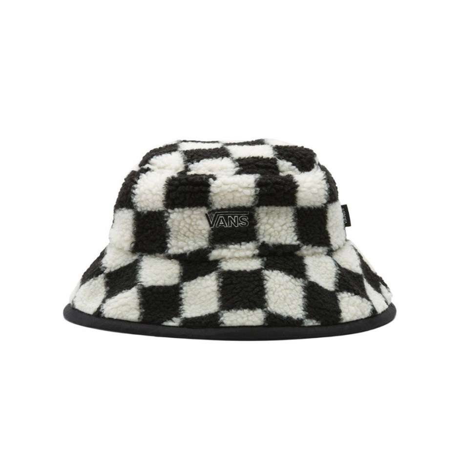 Γυναικείο Καπέλο VANS WINTEREST BUCKET HAT Λευκό-Μαυρο VN00034EY28-Y28 
