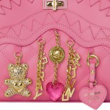 SPRAYGROUND HANGING CHARMS HANDBAG B8075 Pink Image 3