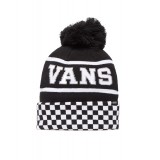 VANS WM SPIRIT POM BEANIE VN0A5LG3Y28-Y28 White-Black Image 