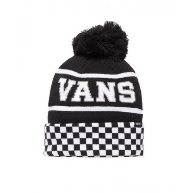 Γυναικείο Σκουφάκι VANS WM SPIRIT POM BEANIE Λευκό-Μαυρο 