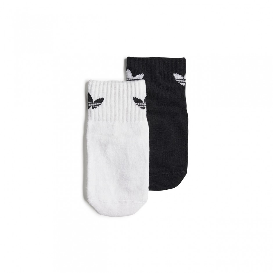 Παιδικές Κάλτσες Λευκές-Μαύρες - adidas Originals Anti-Slip 2 Pairs