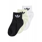 adidas Originals MID-ANKLE SOCKS 3 PAIRS HC9597 Colorful Image 