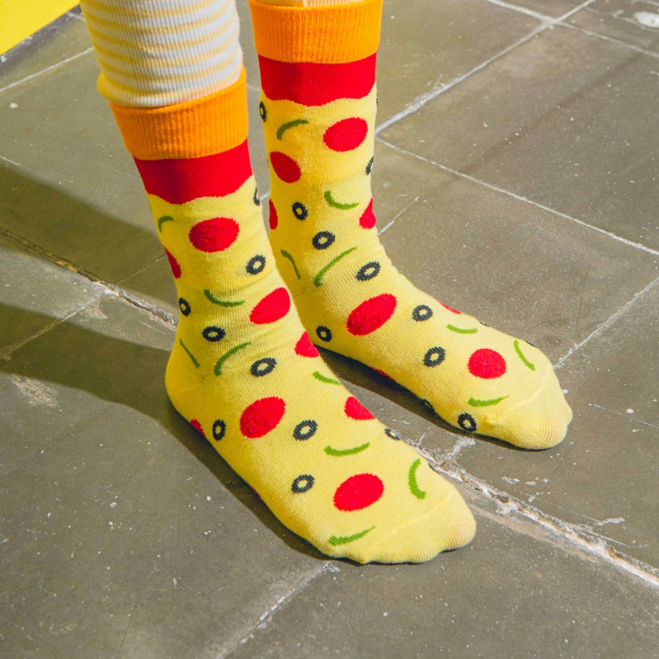 EAT MY SOCKS NAPOLI PIZZA EMSKIDPIZ Colorful