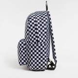 Παιδική Τσάντα Πλάτης Λευκή-Μαύρη - Vans Old Skool Grom Check Εικόνα 2