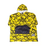 BEE UNUSUAL BEE FXXXING UNUSUAL HOODED PONCHO BLANKET HH-257441-YELLOW Yellow Image 