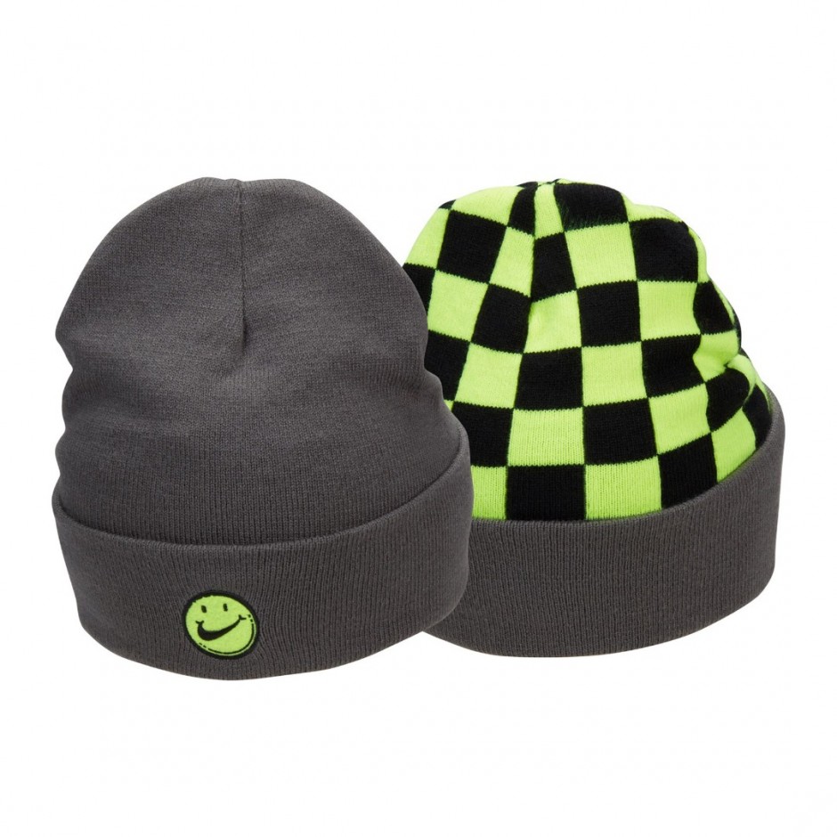 NIKE K NK PEAK BEANIE TC SMILEY FB6493-068 Coal