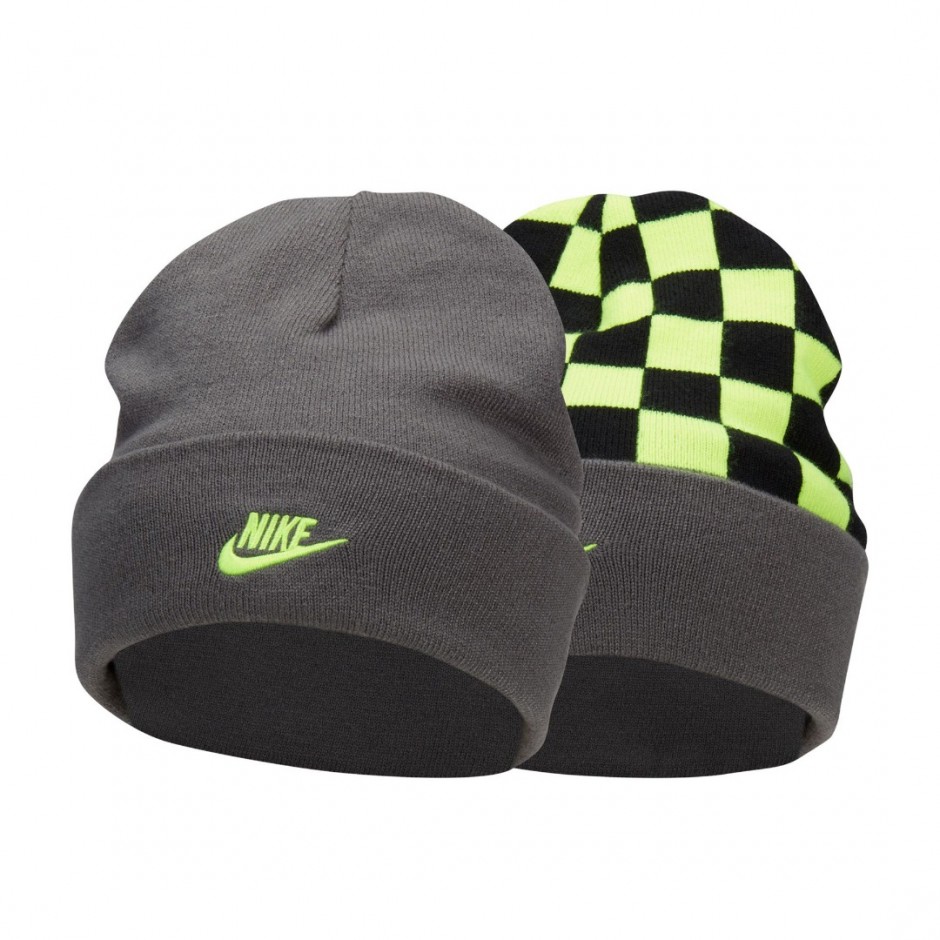 NIKE K NK PEAK BEANIE TC SMILEY FB6493-068 Coal