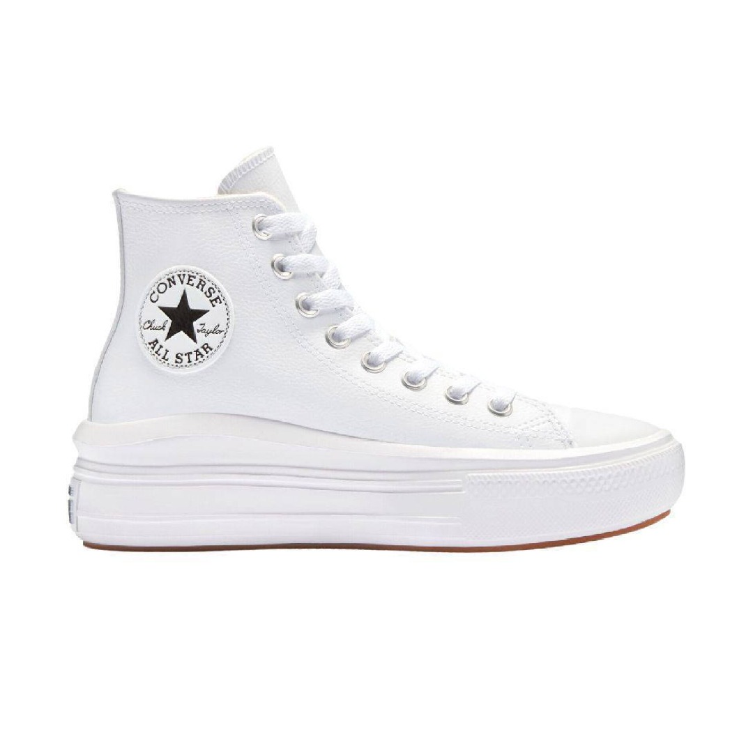 CONVERSE CHUCK TAYLOR ALL STAR MOVE PLATFORM FOUNDATIONAL LEATHER ...